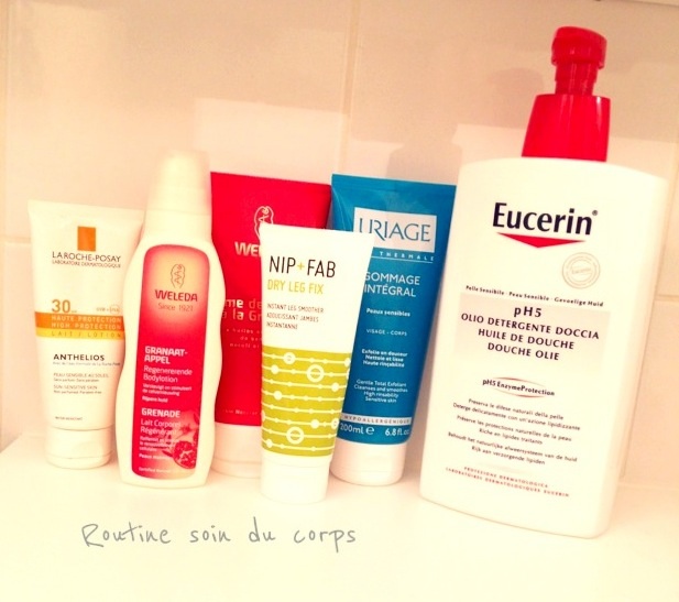 Routine soin du corps – été