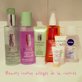 Beauty routine #4 : une rentrée allégée en soins