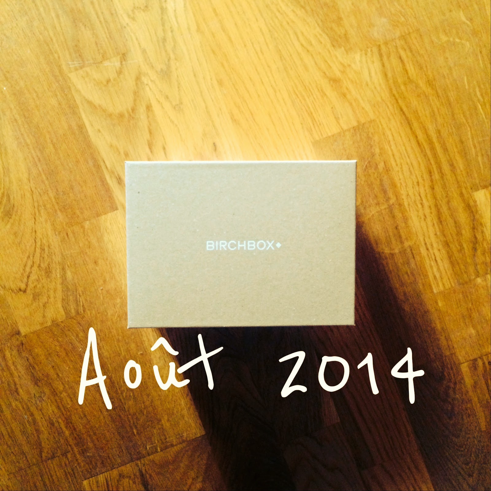 Birchbox août 2014 : ode à la paresse