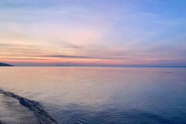 image de coucher de soleil en Thaïlande