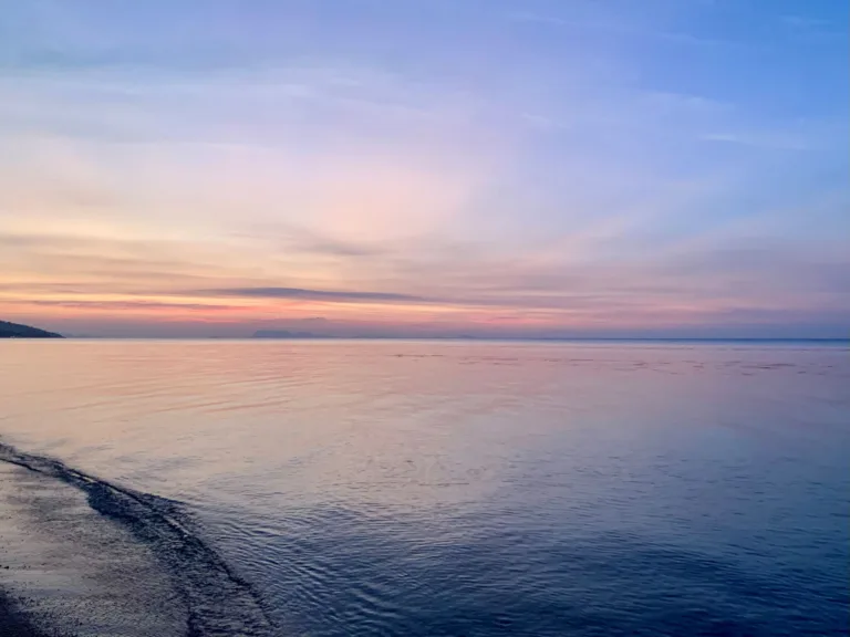 image de coucher de soleil en Thaïlande